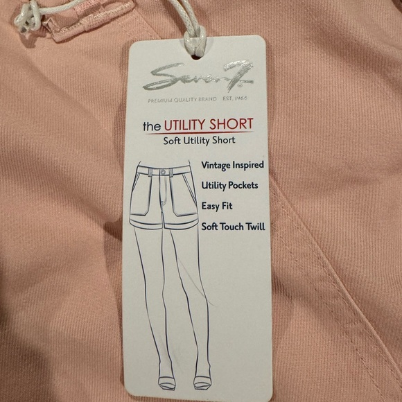 Seven7 Womens Soft Touch Twill Utility Shorts Size 4 - Picture 7 of 8